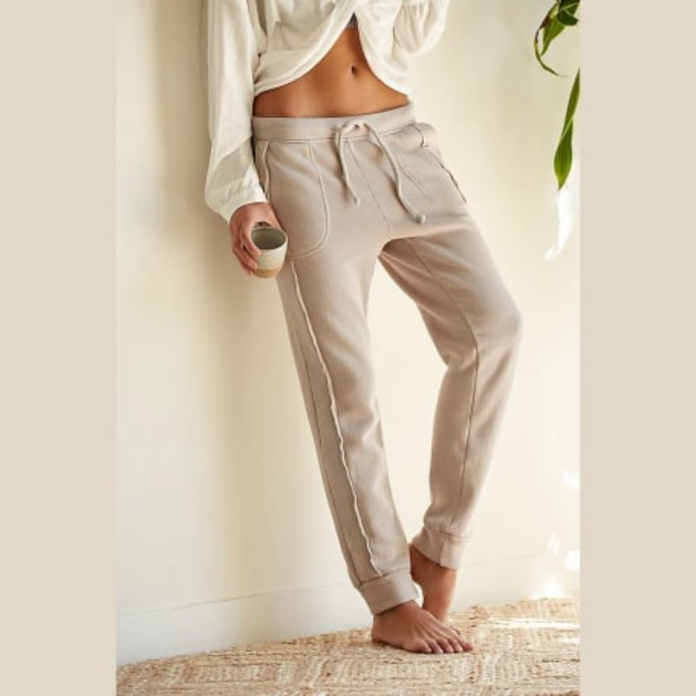 Free People Work It Out Grey Jogger, M